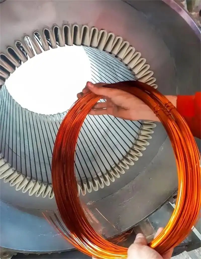 3 phase stator winding