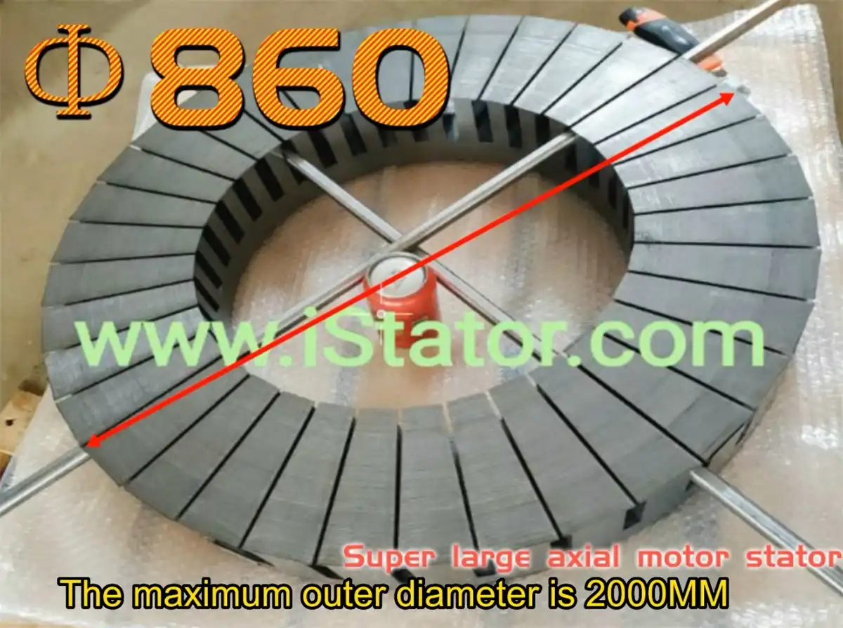 Stator Bonding a Axial Flux Motor Stators